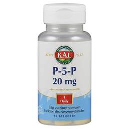 Abbildung: P 5-P Pyridoxal-5-Phosphat 20 mg Tabletten Tabletten, 50 St PZN 15814398