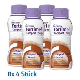 Abbildung: Fortimel Compact Energy Schokolade 8X4X300 ml, Flüssigkeit PZN 15817008