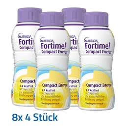 Abbildung: Fortimel Compact Energy Vanille 8X4X300 ml, Flüssigkeit PZN 15817072