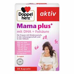 Abbildung: Doppelherz Mama plus mit DHA + Folsäure Kapseln Kapseln, 30 St PZN 15821056