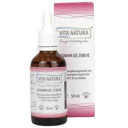 Abbildung: Vitamin D3 Tropfen 2500 I.E. Tropfen zum Einnehmen, 50 ml PZN 15821441