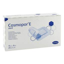 Abbildung: Cosmopor E steril 8x15 cm 25 St, Pflaster PZN 15863296