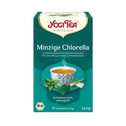Abbildung: Yogi Tea Minzige Chlorella Bio 17x2g 17X2.0 g, Filterbeutel PZN 15867638