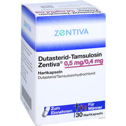 Abbildung: Dutasterid-Tamsulosin Zentiva 0,5 mg / 0,4 mg Hartk. 30 St, Hartkapseln PZN 15869850