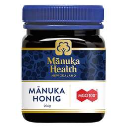 Abbildung: Manuka Health Mgo 100 + Manuka Honig 250 g PZN 15874791