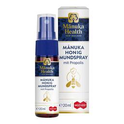 Abbildung: Manuka Health Mgo 400 + Manuka & Propolis Mundspray Spray, 20 ml PZN 15875023