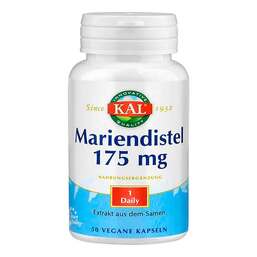 Abbildung: Mariendistel Extrakt 175 mg Kapseln 60 St, Kapseln PZN 15880231