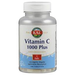 Abbildung: Vitamin C 1000 Plus Retardtabletten 100 St, Retard-Tabletten PZN 15880337