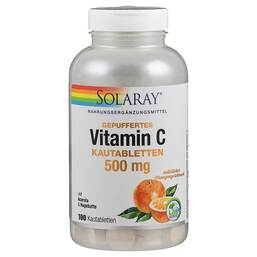 Abbildung: Vitamin C Kautabletten 500 mg Orange Kautabletten, 100 St PZN 15880395