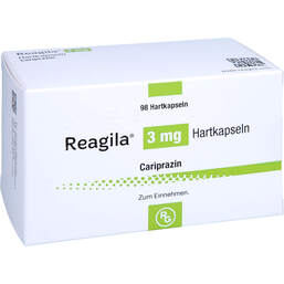 Abbildung: Reagila 3 mg Hartkapseln 98 St, Hartkapseln PZN 15882514
