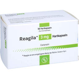 Abbildung: Reagila 3 mg Hartkapseln 98 St, Hartkapseln PZN 15884401