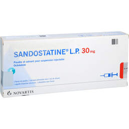 Abbildung: Sandostatin Lar-Monatsdepot 30 mg Trockensubstanz mit L.-M. 1 St, Trockensubstanz mit Lösun PZN 15888675