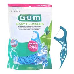 Abbildung: GUM Easy-Flossers Zahnseide inkl.Halter 90 St PZN 15888787