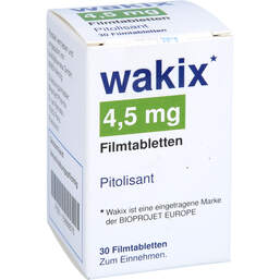 Abbildung: Wakix 4,5 mg Filmtabletten 30 St, Filmtabletten PZN 15888876