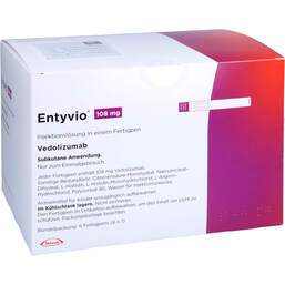 Abbildung: Entyvio 108 mg Injektionslösung im Fertigpen 6 St, Injektionslösung PZN 15894598