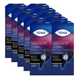 Abbildung: TENA® Silhouette NOIR Normal Einlagen bei Inkontinenz 26 St PZN 15896930