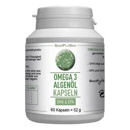 Abbildung: Omega-3 Algenöl DHA + EPA Kapseln 60 St, Kapseln PZN 16006677