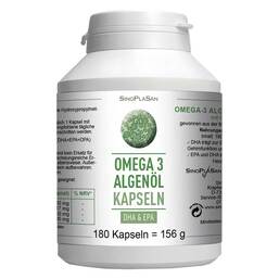 Abbildung: Omega-3 Algenöl DHA + EPA Kapseln Kapseln, 180 St PZN 16006708