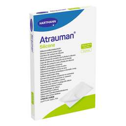 Abbildung: Atrauman Silicone steril 7,5x10 cm Kompressen 5 St, Kompressen PZN 16007547