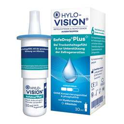 Abbildung: HYLO-VISION® SafeDrop® Plus Augentropfen 10 ml, Augentropfen PZN 16009598