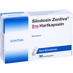 Abbildung: Silodosin Zentiva 8 mg Hartkapseln 30 St, Hartkapseln PZN 16010288