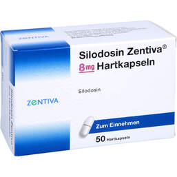 Abbildung: Silodosin Zentiva 8 mg Hartkapseln 50 St, Hartkapseln PZN 16010294