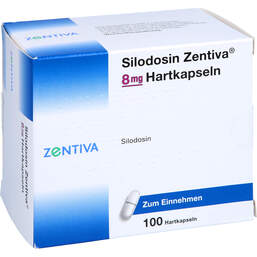 Abbildung: Silodosin Zentiva 8 mg Hartkapseln 100 St, Hartkapseln PZN 16010302