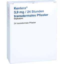 Abbildung: Kentera 3,9 mg / 24 Stunden transdermale Pflaster 24 St, Pflaster transdermal PZN 16010615