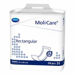 Abbildung: Molicare rectangular 5 Tropfen 15x60 cm 28 St, Beutel PZN 16011371