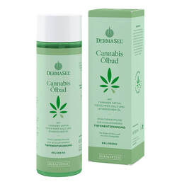 Abbildung: Dermasel Cannabis Ölbad Limited Edition Eukalyptus Bad, 250 ml PZN 16011951