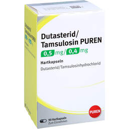 Abbildung: Dutasterid / Tamsulosin Puren 0,5 mg / 0,4 mg Hartkapseln  90 St, Hartkapseln PZN 16012991