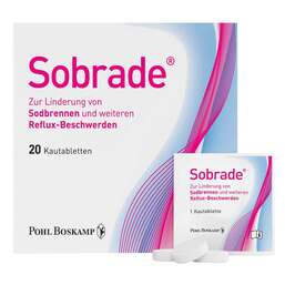 Abbildung: Sobrade Kautabletten 20 St, Kautabletten PZN 16015707
