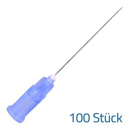 Abbildung: Sterican Kanülen Luer-Lok 0,55x25 mm Größe 17 lila 100 St, Kanüle PZN 16016836