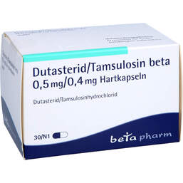 Abbildung: Dutasterid / Tamsulosin beta 0,5 mg / 0,4 mg Hartkapseln  30 St, Hartkapseln PZN 16018321