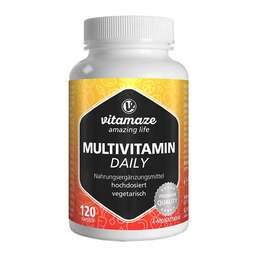 Abbildung: Multivitamin Daily ohne Jod vegetarisch Kapseln Kapseln, 120 St PZN 16018551
