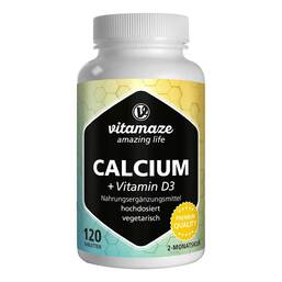 Abbildung: Calcium D3 600 mg / 400 I.E. vegetarisch Tabletten Tabletten, 120 St PZN 16018597