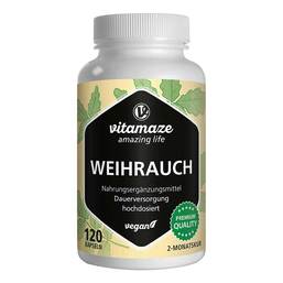 Abbildung: Weihrauch 900 mg hochdosiert vegan Kapseln Kapseln, 120 St PZN 16018663