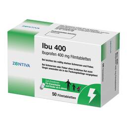 Abbildung: Ibu 400 Filmtabletten Filmtabletten, 50 St PZN 16033332
