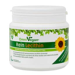 Abbildung: Omnivegan Rein Lecithin aus Sonnenblumen Granulat Granulat, 200 g PZN 16043425