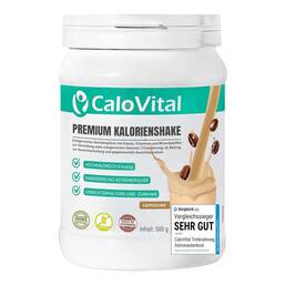 Abbildung: Calovital Premium Kalorienshake Cappucino Pulver 500 g, Pulver PZN 16061251