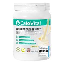 Abbildung: Calovital Premium Kalorienshake Käsekuchen Pulver Pulver, 500 g PZN 16061268
