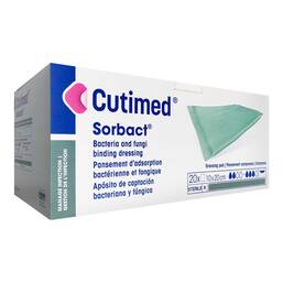 Abbildung: Cutimed Sorbact Saugkompressen 10x20 cm 20 St, Kompressen PZN 16082715