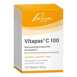 Abbildung: Vitapas C 100 Tabletten 100 St, Tabletten PZN 16084737