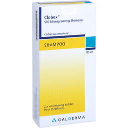 Abbildung: Clobex 500 Mikrogramm / g Shampoo 125 ml, Shampoo PZN 16085056