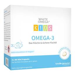 Abbildung: White Omega Kids Weichkapseln 270 St, Weichkapseln PZN 16085524