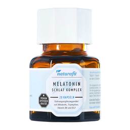 Abbildung: Naturafit Melatonin Schlaf Komplex Kapseln Kapseln, 20 St PZN 16122372