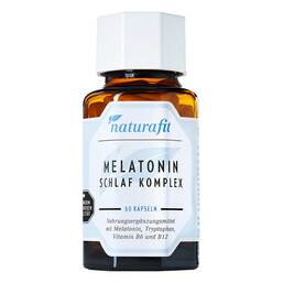 Abbildung: Naturafit Melatonin Schlaf Komplex Kapseln Kapseln, 60 St PZN 16122389
