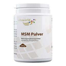 Abbildung: MSM 100% rein Pulver 200 g, Pulver PZN 16134694