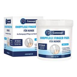 Abbildung: Canosept Ohrpflege Finger-Pads für Hunde 50 St PZN 16136138