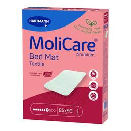 Abbildung: Molicare Premium Bed Mat Textile 7 Tropfen 85x90cm 1 St PZN 16137020